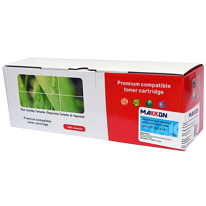 Картридж Makkon HP CLJ CB540A (125A) (SB540A) 2.2k black (MN-HP-SB540A)