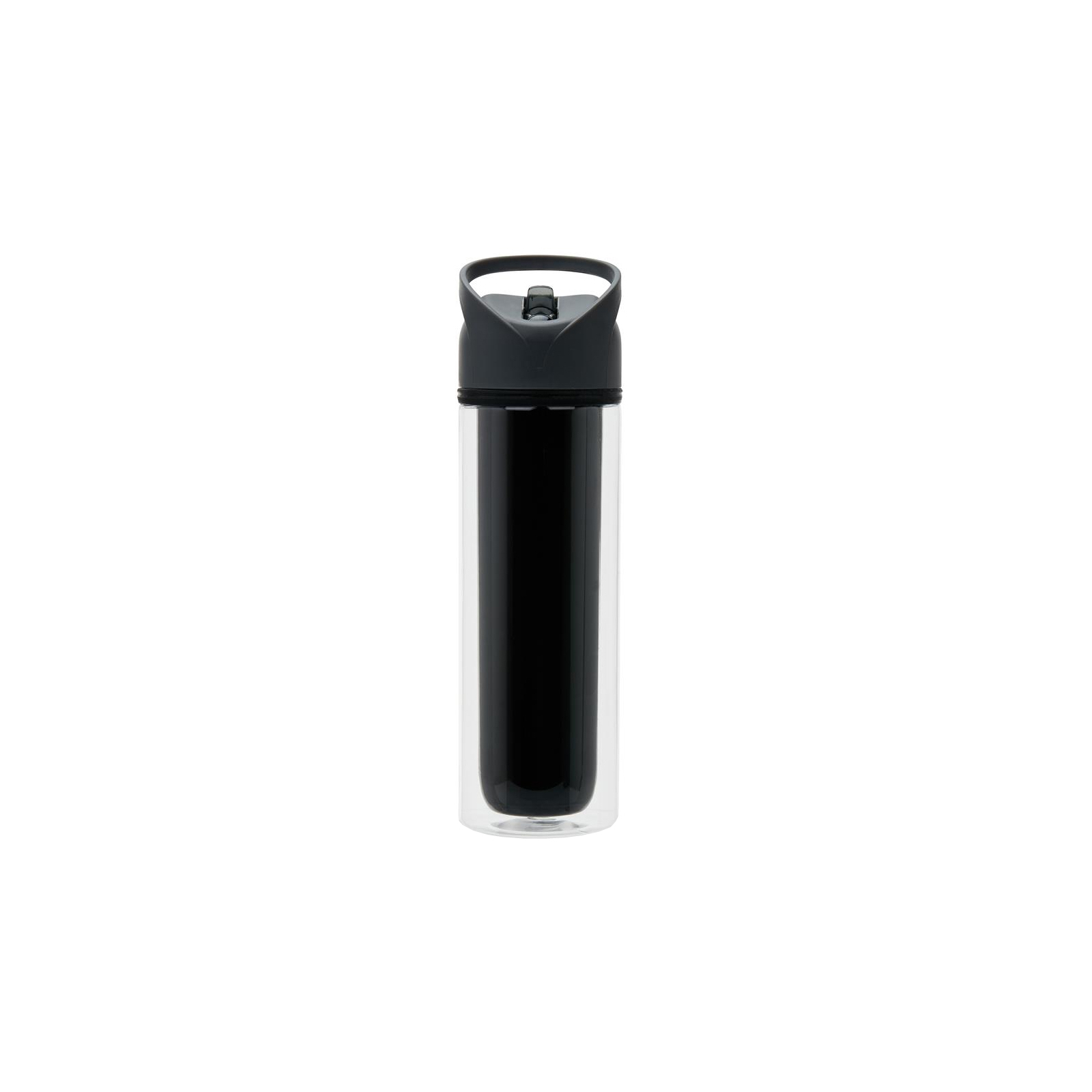 Бутылка для воды Loоoqs Tritan 360мл черная (P436.512) изображение 2