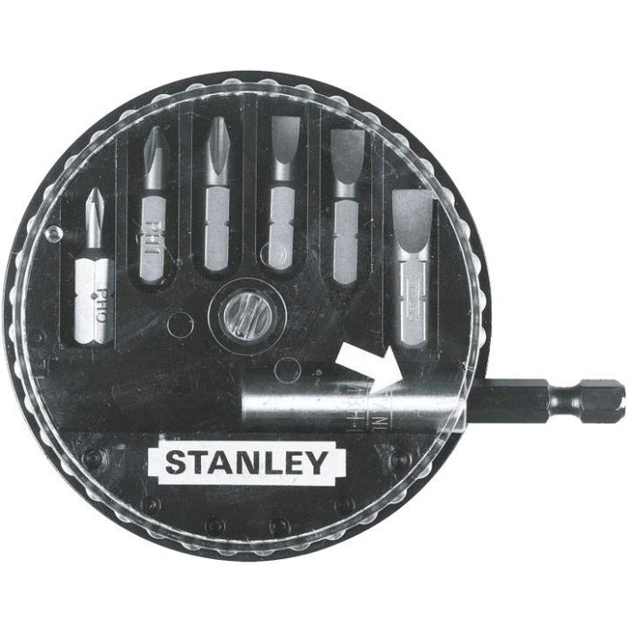 Набір біт Stanley біти Sl, Ph 7шт. + магнітний тримач (1-68-735) зображення 2