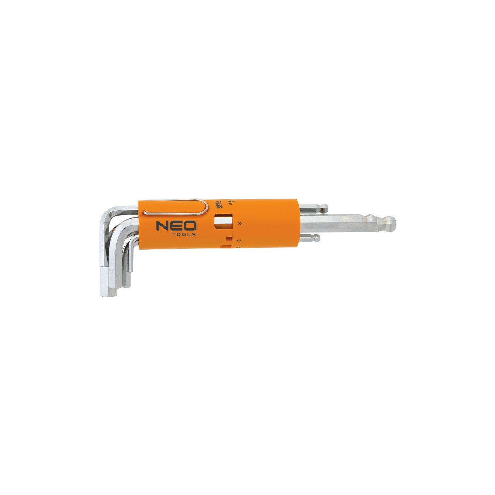 Набор инструментов Neo Tools ключи шестигранные, 2.5-10 мм, набор 8 шт.*1 уп. (09-523)