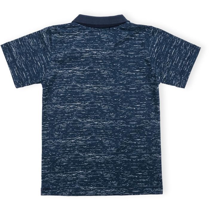 Футболка детская Haknur поло в полоску (6617-122B-blue) изображение 2
