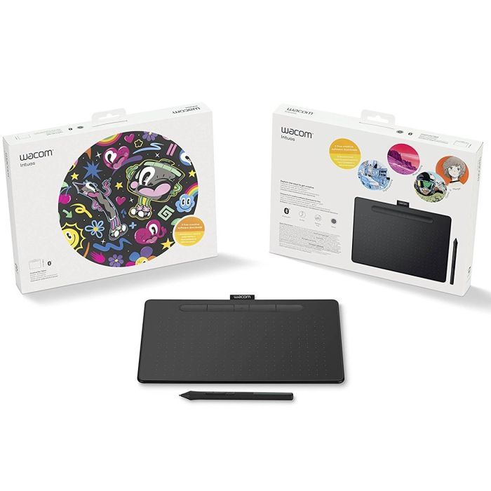 Графічний планшет Wacom Intuos M Bluetooth black (CTL-6100WLK-N) зображення 9