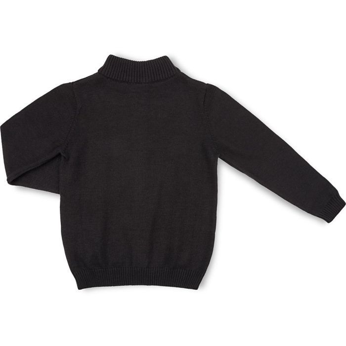 Кофта детская Na на молнии вязаная (AFB1213-122B-black) изображение 2