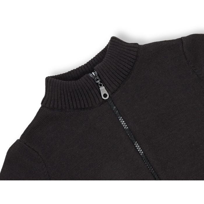 Кофта детская Na на молнии вязаная (AFB1213-122B-black) изображение 3