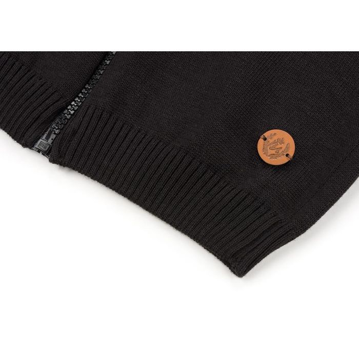 Кофта детская Na на молнии вязаная (AFB1213-122B-black) изображение 4