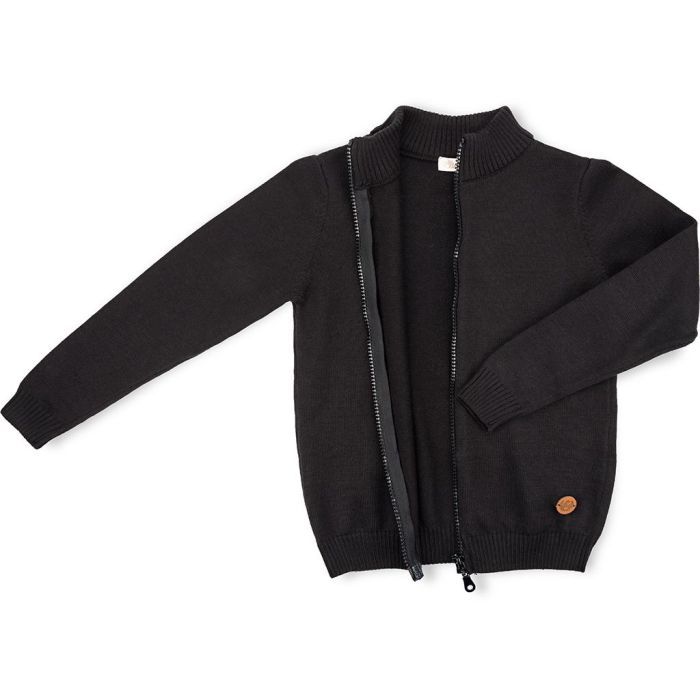 Кофта детская Na на молнии вязаная (AFB1213-122B-black) изображение 5