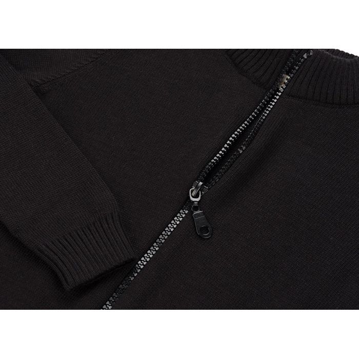 Кофта детская Na на молнии вязаная (AFB1213-122B-black) изображение 6