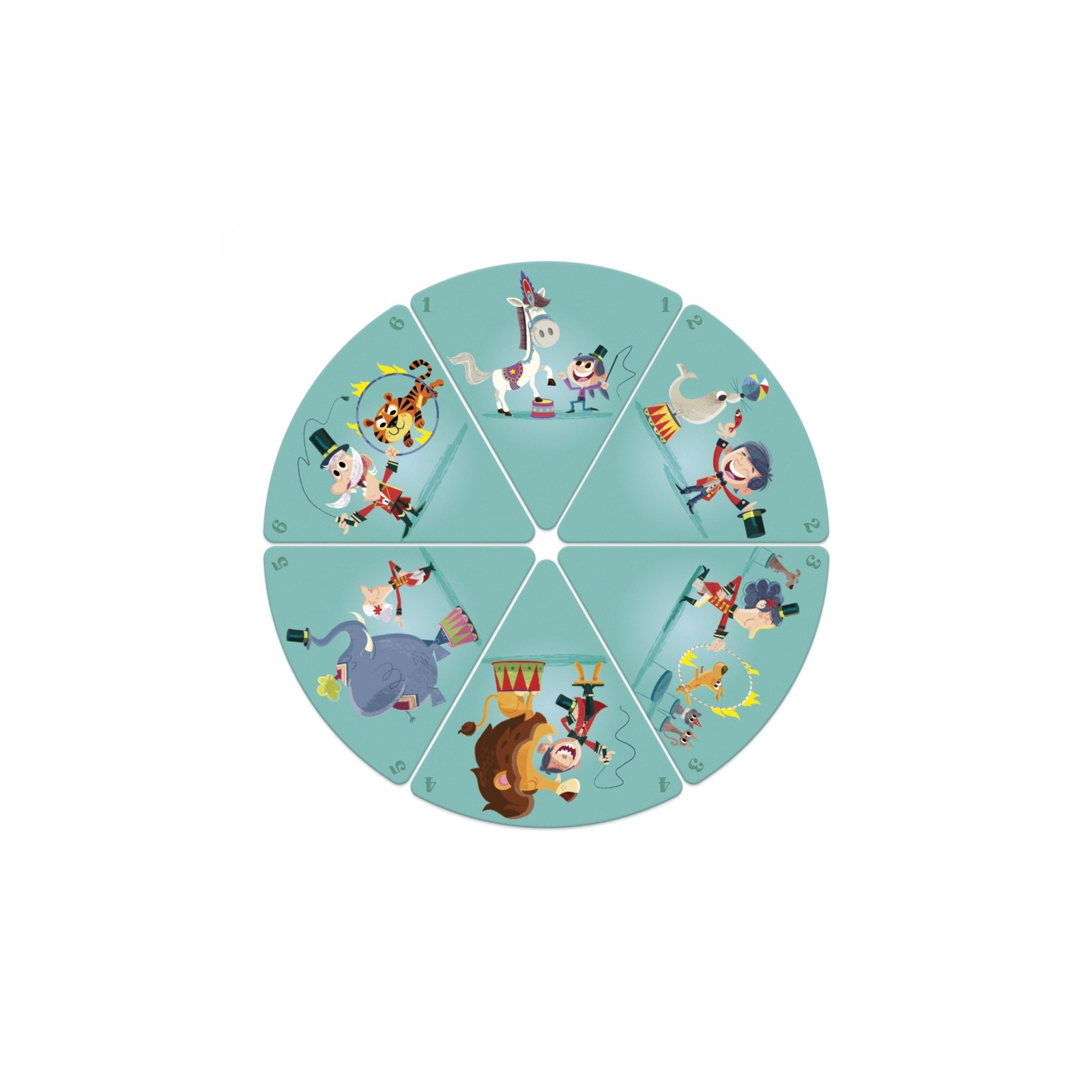 Настільна гра Janod Happy Families Цирк (J02755) зображення 4