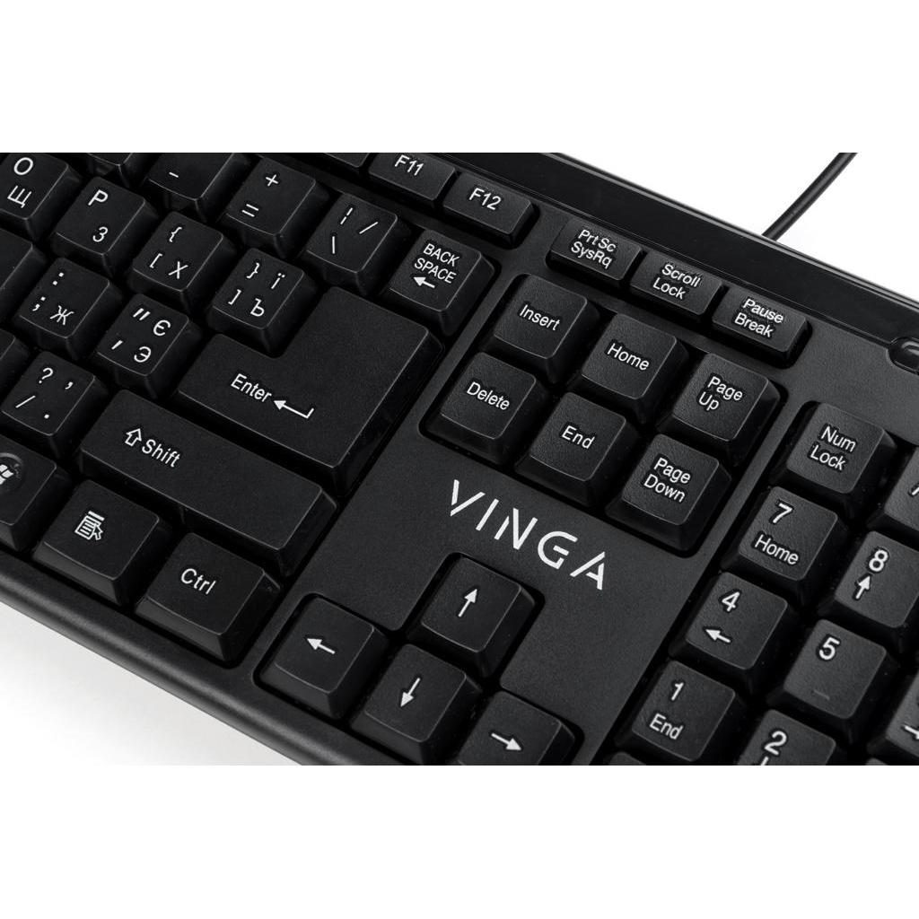 Клавіатура Vinga KB320BK зображення 4