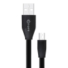 Дата кабель USB 2.0 AM to Micro 5P 1.5m DCF Black Nomi (316196)