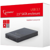 Карман внешний Gembird 2.5", USB3.1,Type-C, черный (EE2-U31S-2) изображение 8