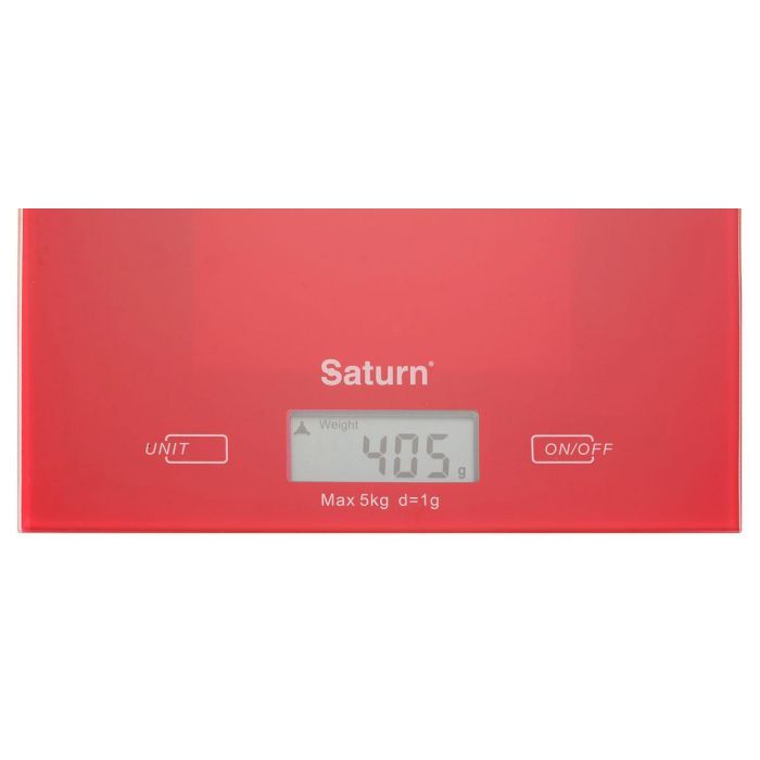 Весы кухонные Saturn ST-KS7810 Red изображение 2