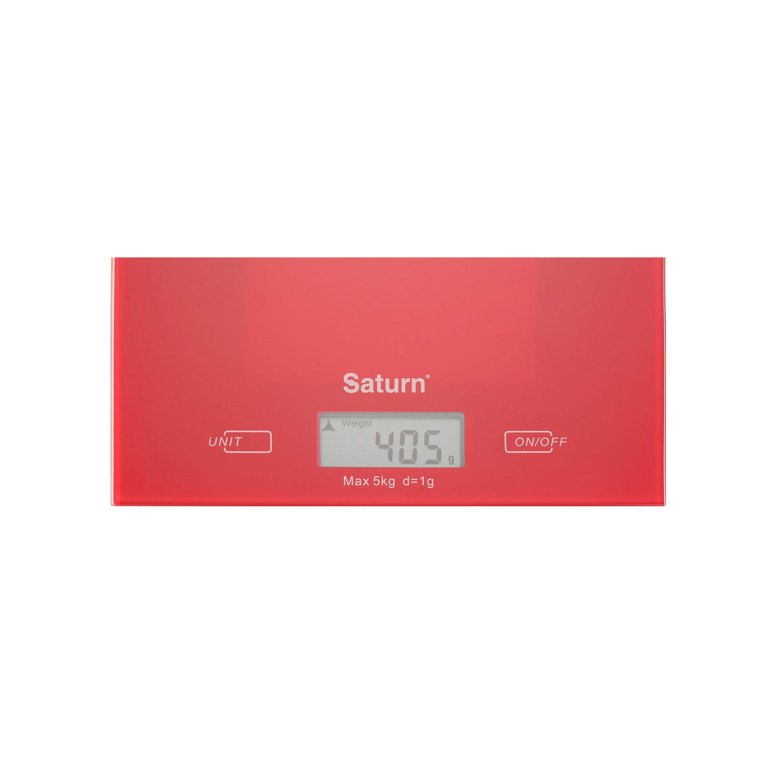 Ваги кухонні Saturn ST-KS7810 Red зображення 2