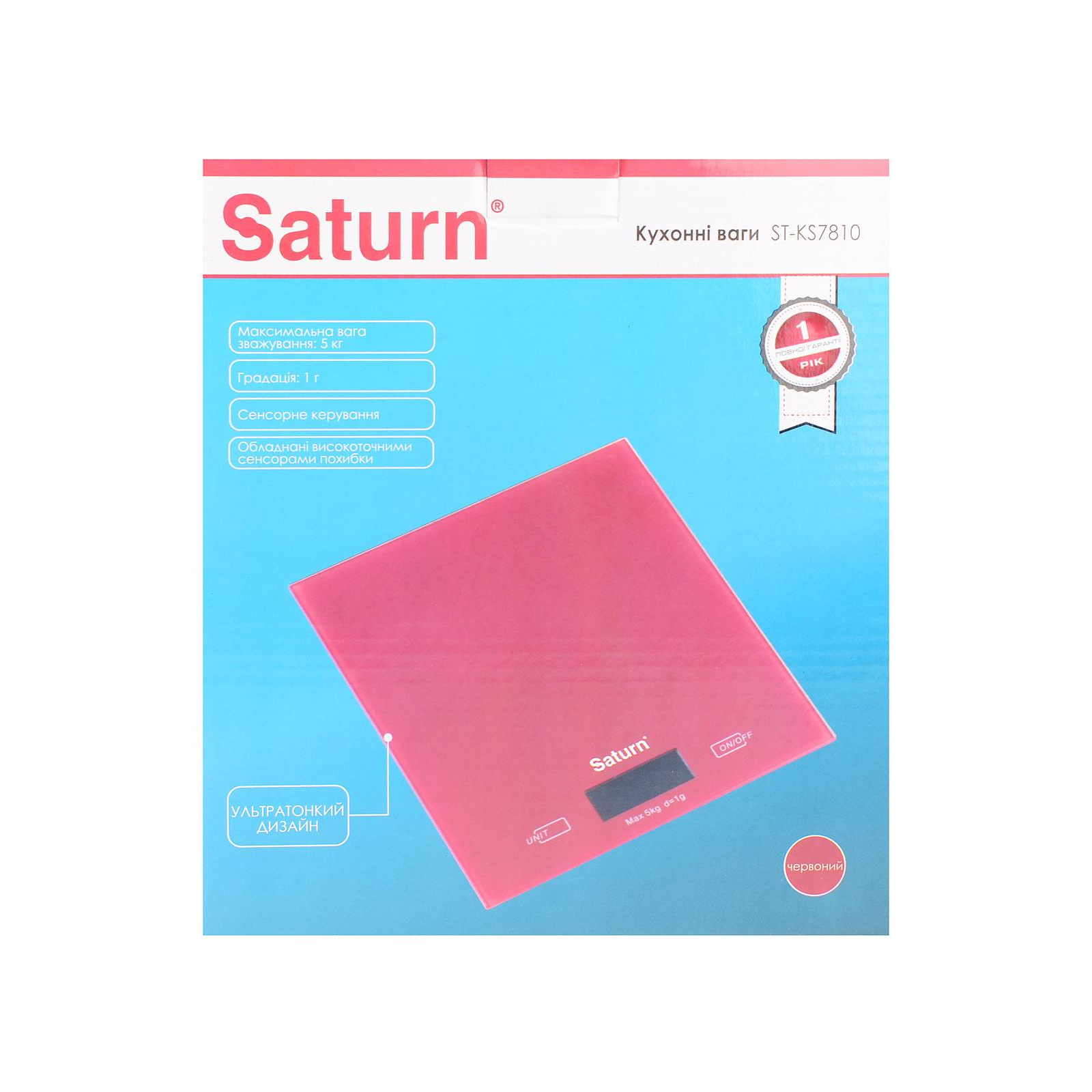 Весы кухонные Saturn ST-KS7810 Red изображение 4