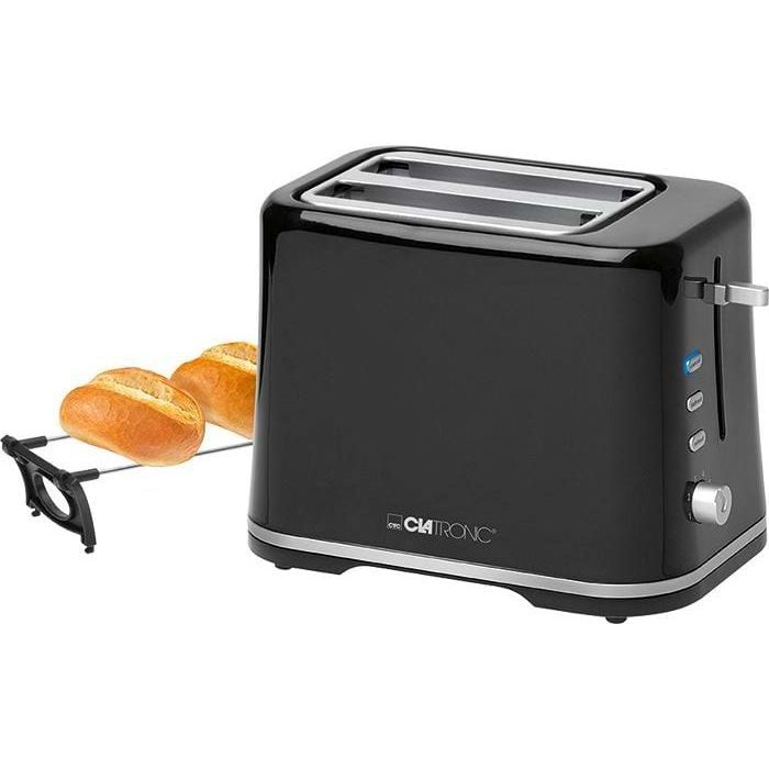 Тостер Clatronic TA 3554 black-silver изображение 3
