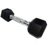 Гантель HouseFit шестигранна обгумована 2 кг (DD 6442-2)