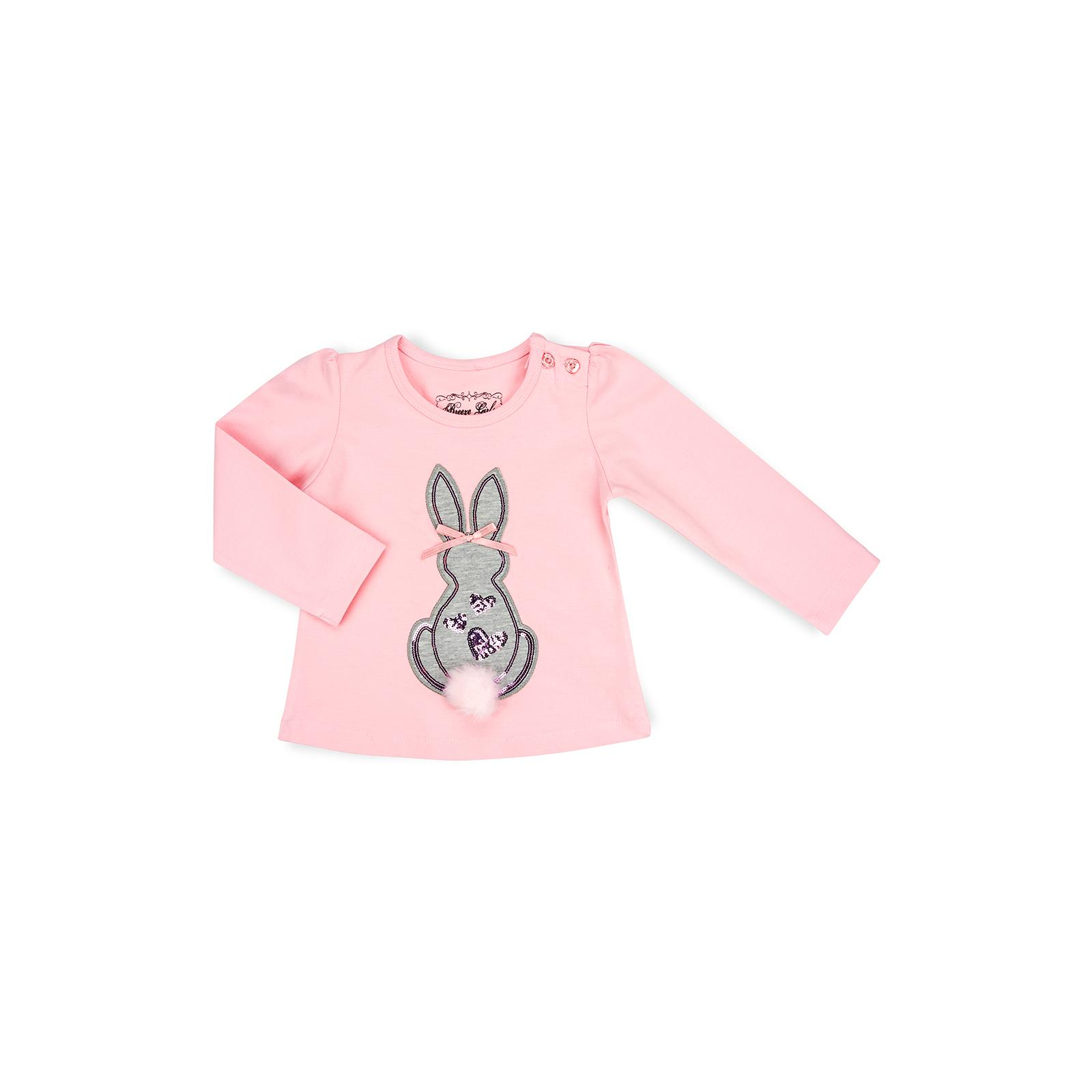 Набір дитячого одягу Breeze с зайчиком (10038-86G-pinkgray) зображення 2