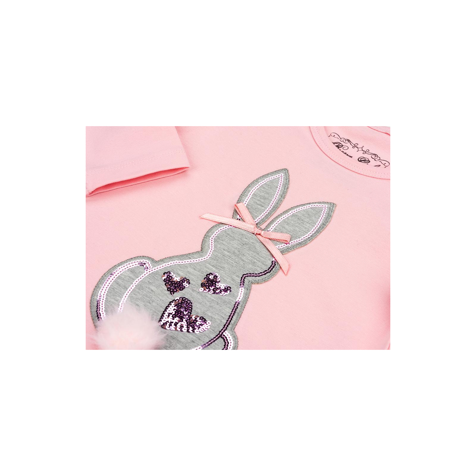 Набір дитячого одягу Breeze с зайчиком (10038-86G-pinkgray) зображення 9