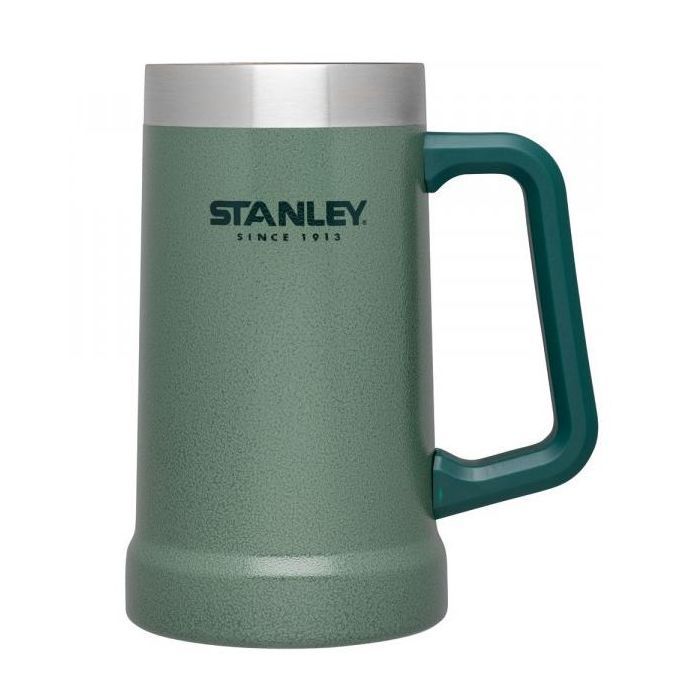 Термокружка Stanley Пивная Adventure Stein Hammertone Green 0,7 л (6939236338806)