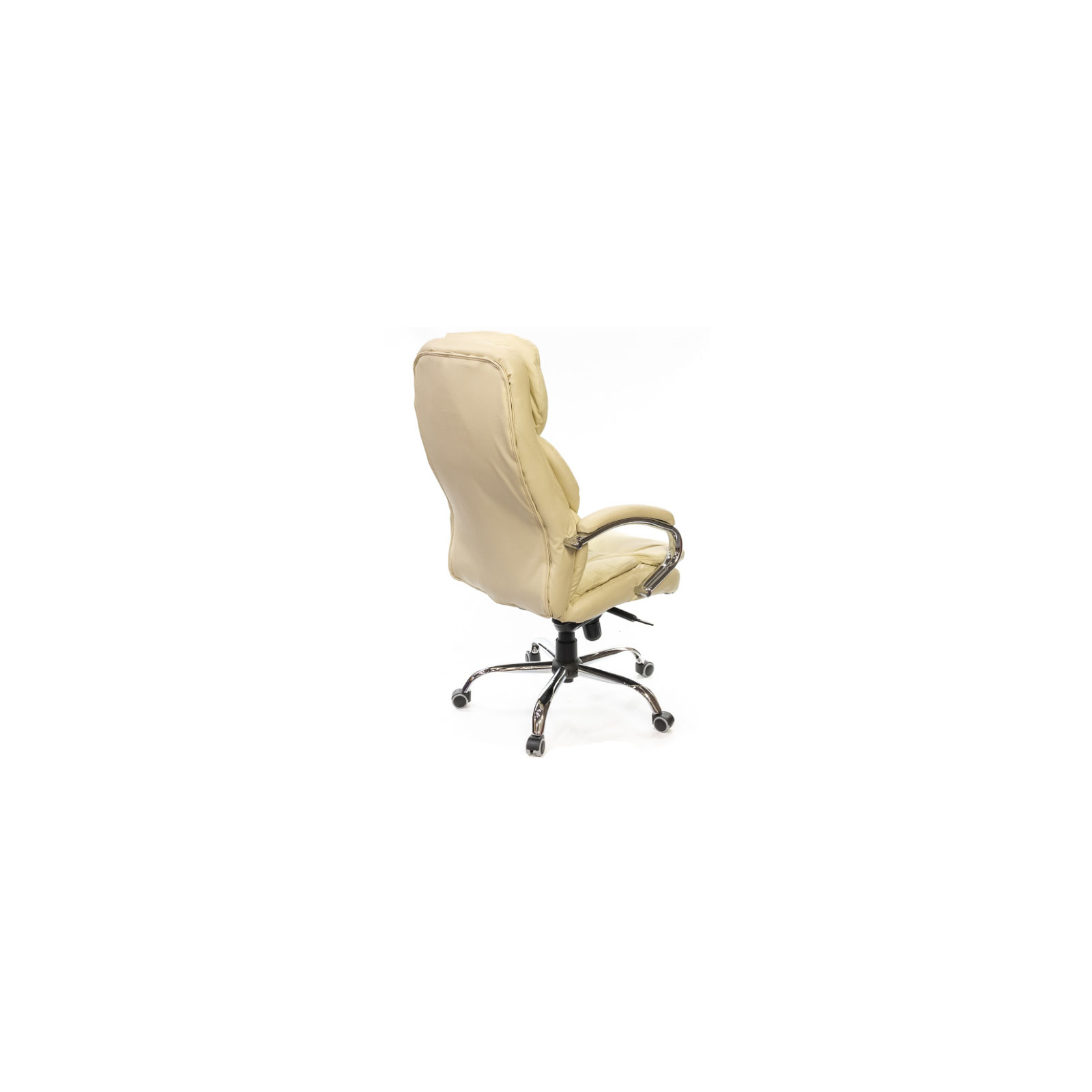 Офисное кресло Аклас Тироль CH MB кожа натур. бежевое (12443) изображение 4