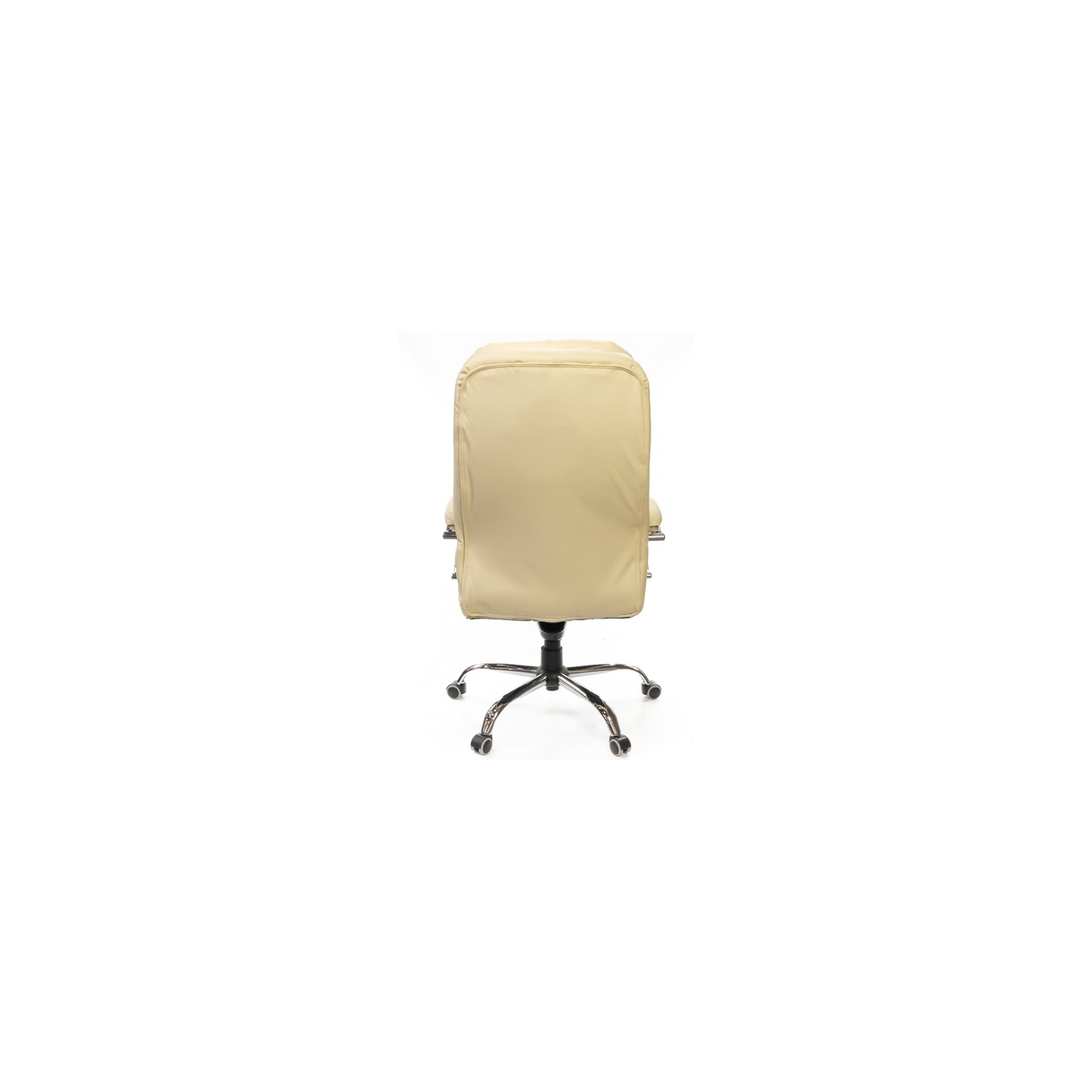 Офисное кресло Аклас Тироль CH MB кожа натур. бежевое (12443) изображение 5
