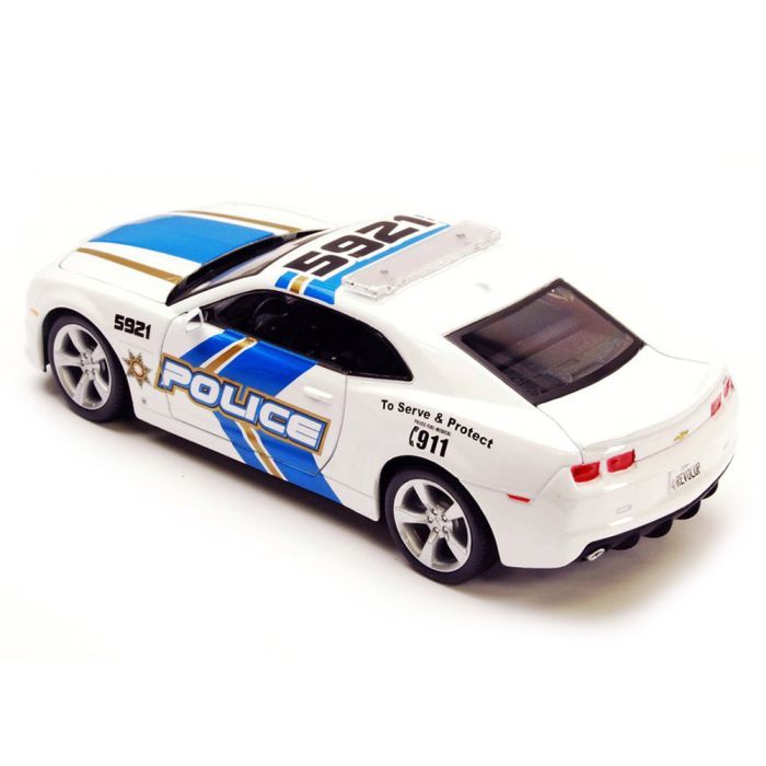 Машина Maisto Chevrolet Camaro SS RS Police 2010 (1:24) белый (31208 white) изображение 2