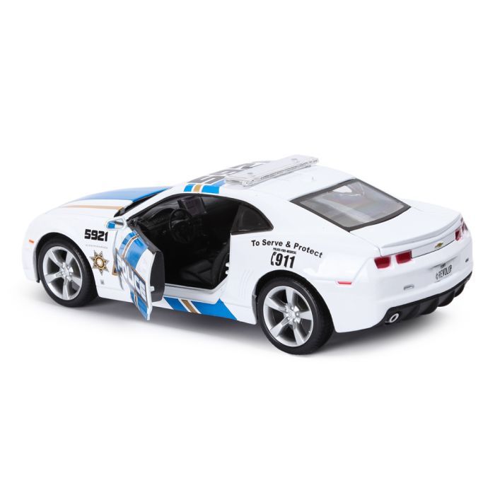 Машина Maisto Chevrolet Camaro SS RS Police 2010 (1:24) белый (31208 white) изображение 3
