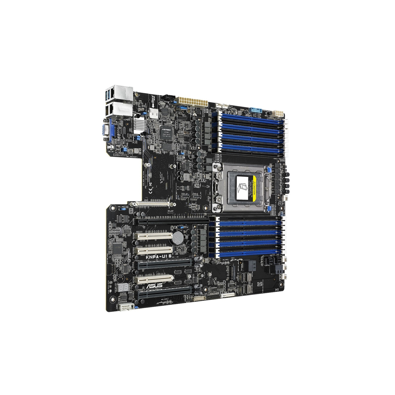 Серверна материнська плата ASUS KNPA-U16 SP3 AMD EPYC™ 7000 Series 16xDDR4 VGA AST2500 64MB (KNPA-U16) зображення 3