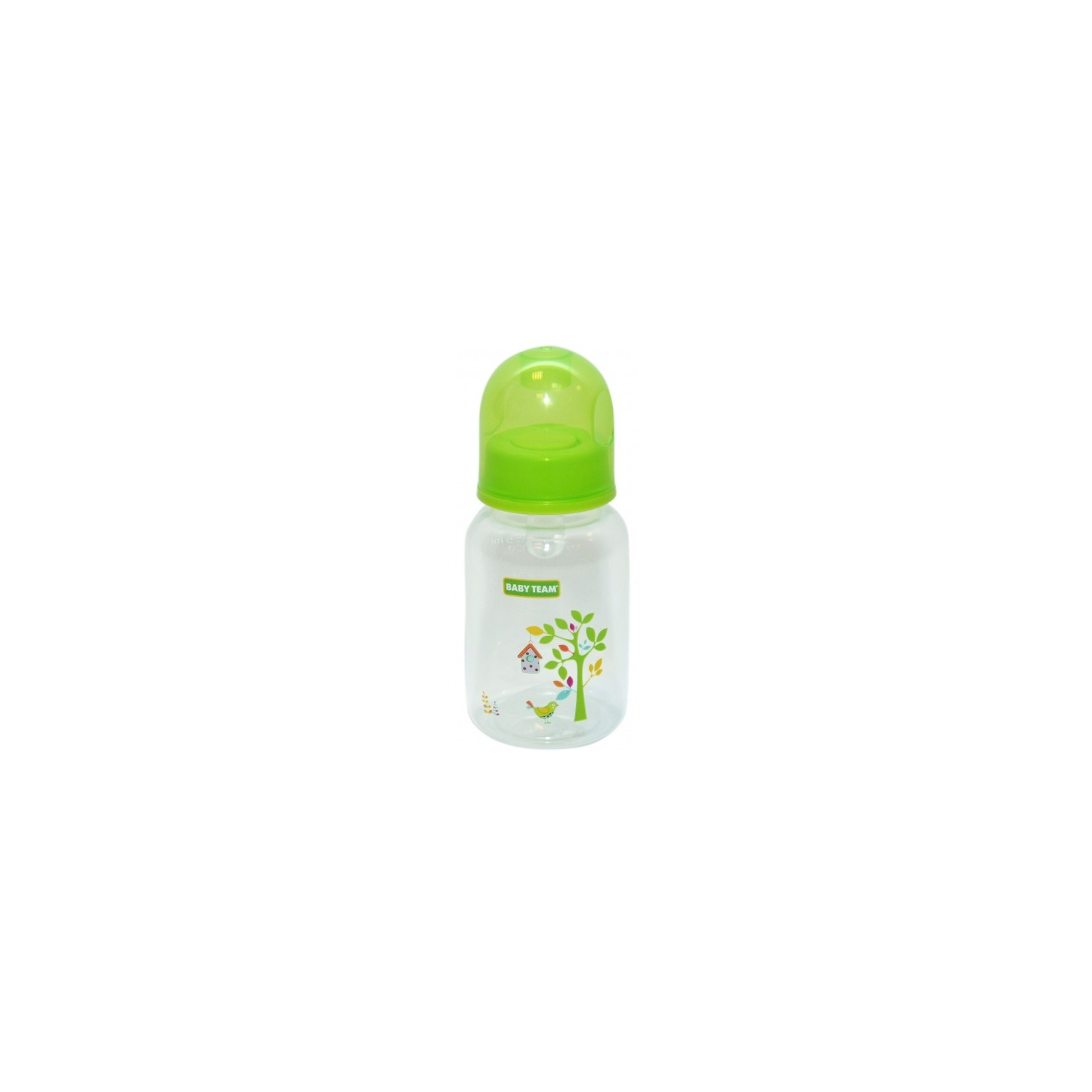 Бутылочка для кормления Baby Team с силиконовой соской, 125 мл 0+ фиол (1400_фиолетовый) изображение 2
