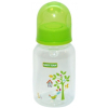 Бутылочка для кормления Baby Team с силиконовой соской, 125 мл 0+ салат (1400_салатовый) изображение 2