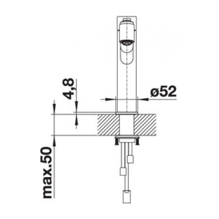 Смеситель Blanco AMBIS-S НЕРЖ (523119) изображение 2