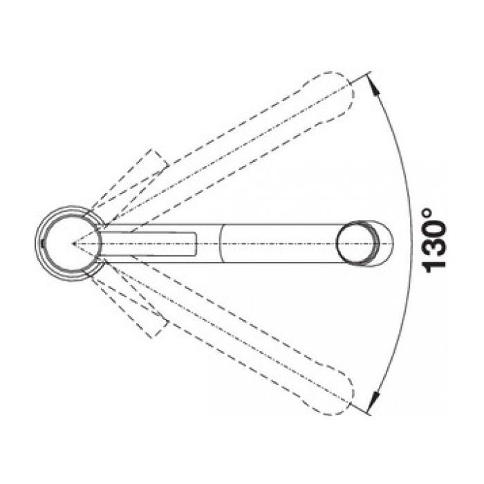 Смеситель Blanco AMBIS-S НЕРЖ (523119) изображение 4
