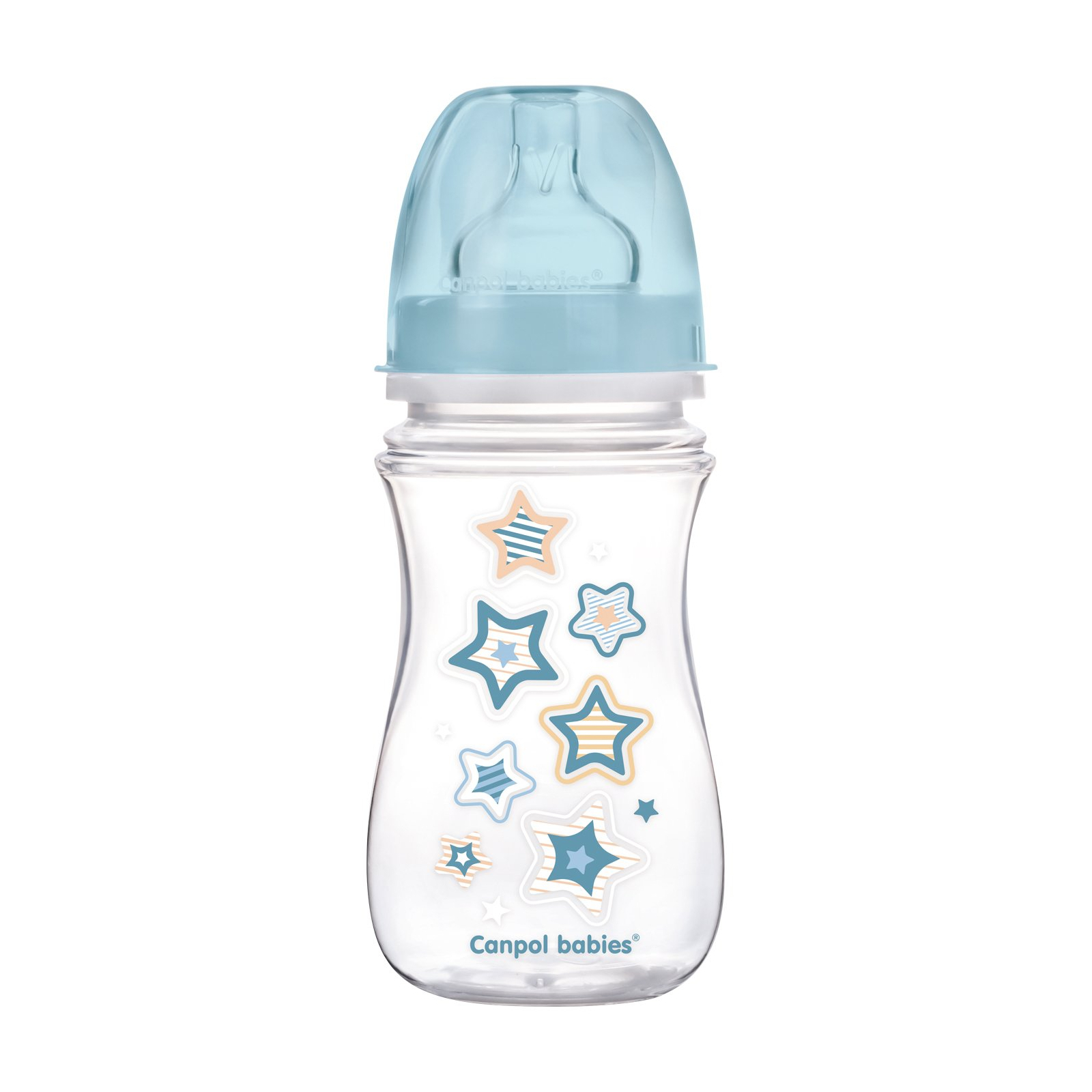 Пляшечка для годування Canpol babies антиколькова EasyStart Newborn baby 240мл (35/217_blu)