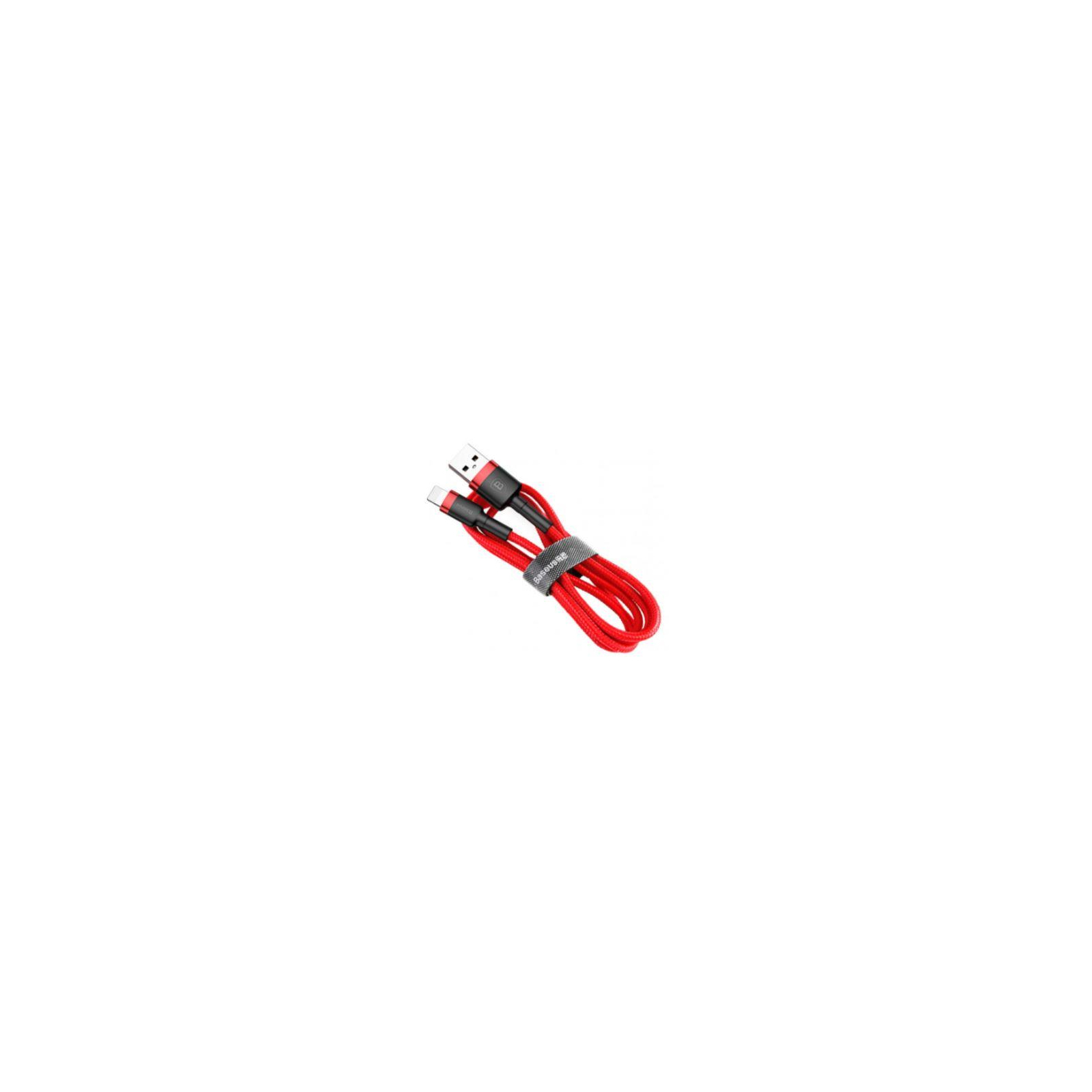 Дата кабель USB 2.0 AM to Lightning 2.0m Cafule 1.5A red+red Baseus (CALKLF-C09)