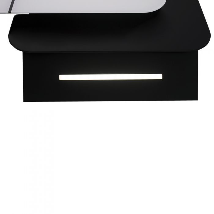 Витяжка кухонна Perfelli DNS 9753 B 1100 WH/BL LED Strip зображення 4