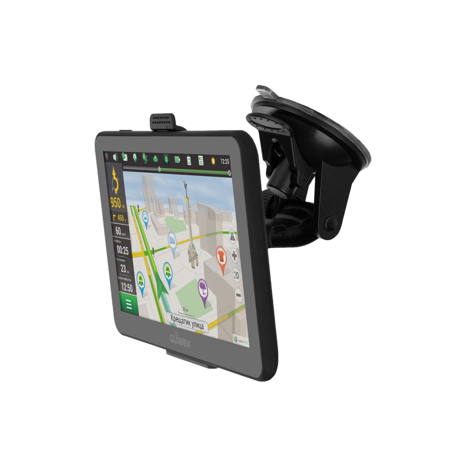 Автомобильный навигатор Globex GE711 + Navitel (GPS GE711 +) изображение 4