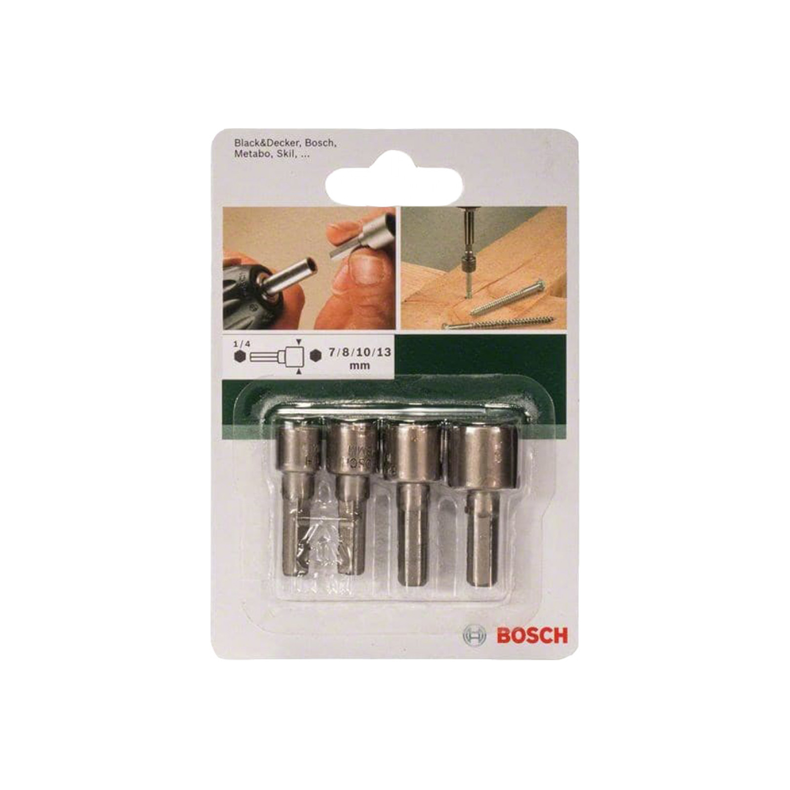 Набор инструментов Bosch торцевых насадок 1/4" (2.609.255.904) изображение 2