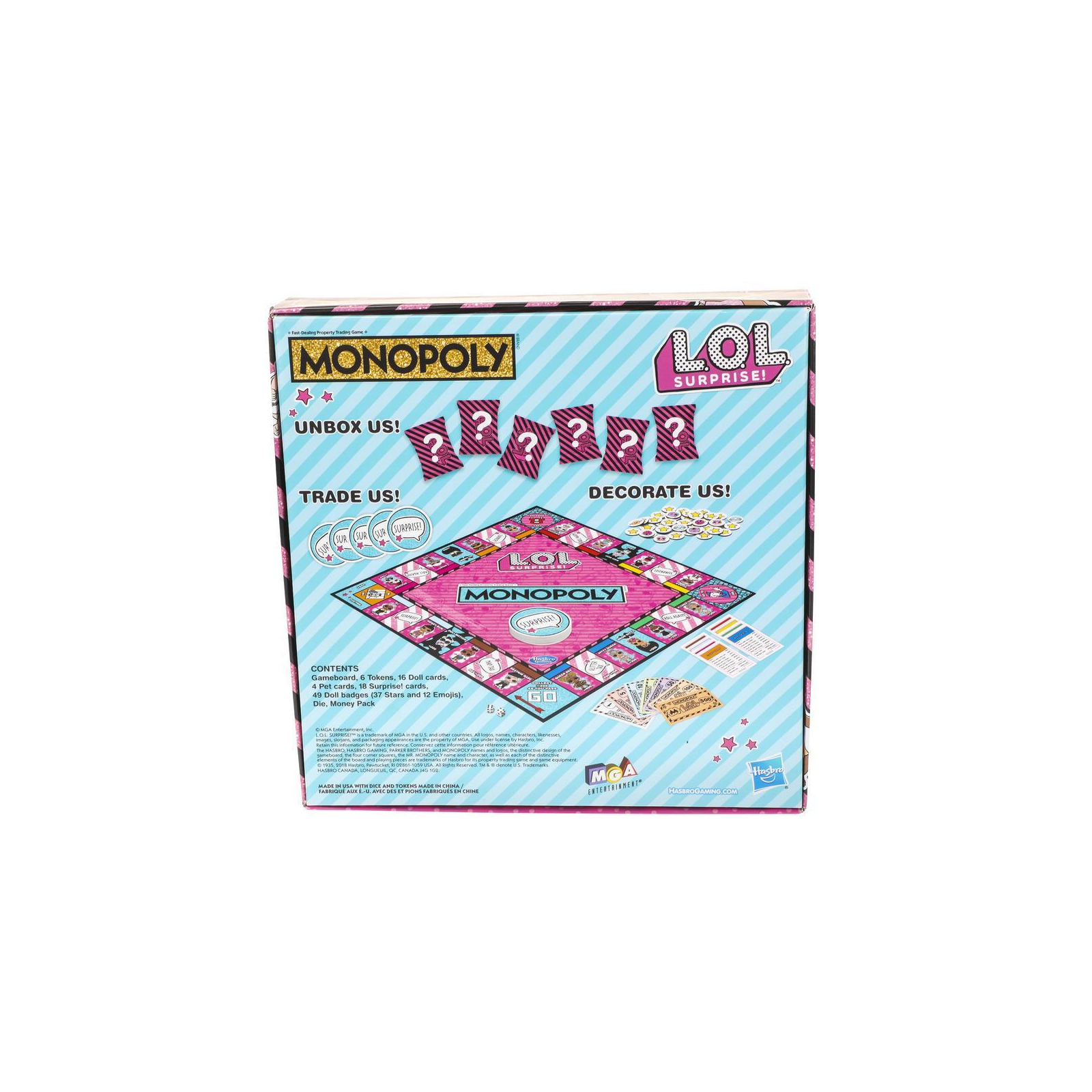 Настольная игра Hasbro Монополия ЛОЛ Сюрприз (англ) (E7572) изображение 7
