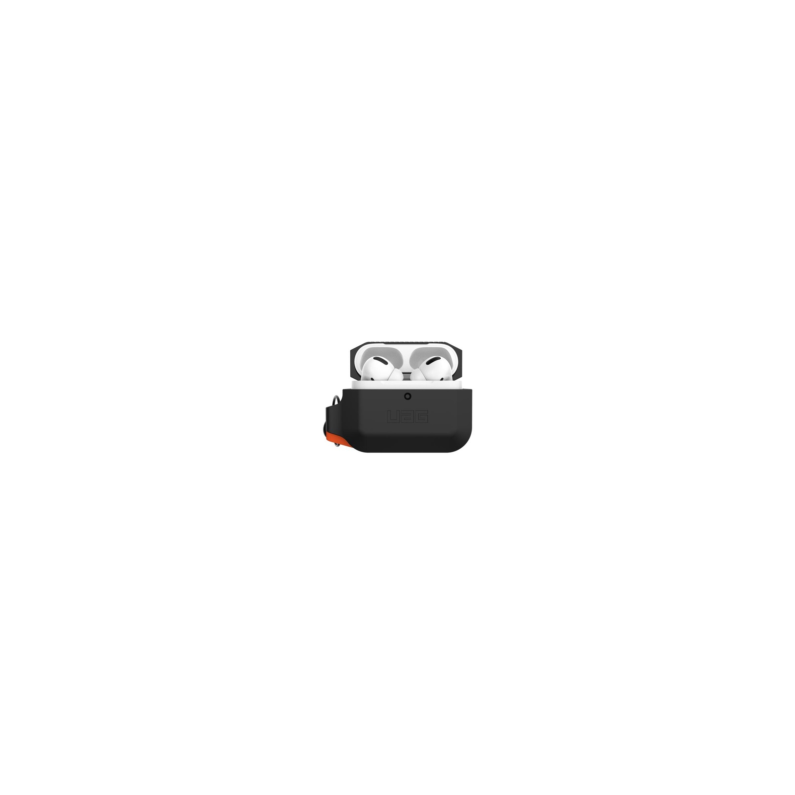 Чехол для наушников UAG для Airpods Pro Silicone Black/Orange (10225K114097) изображение 8