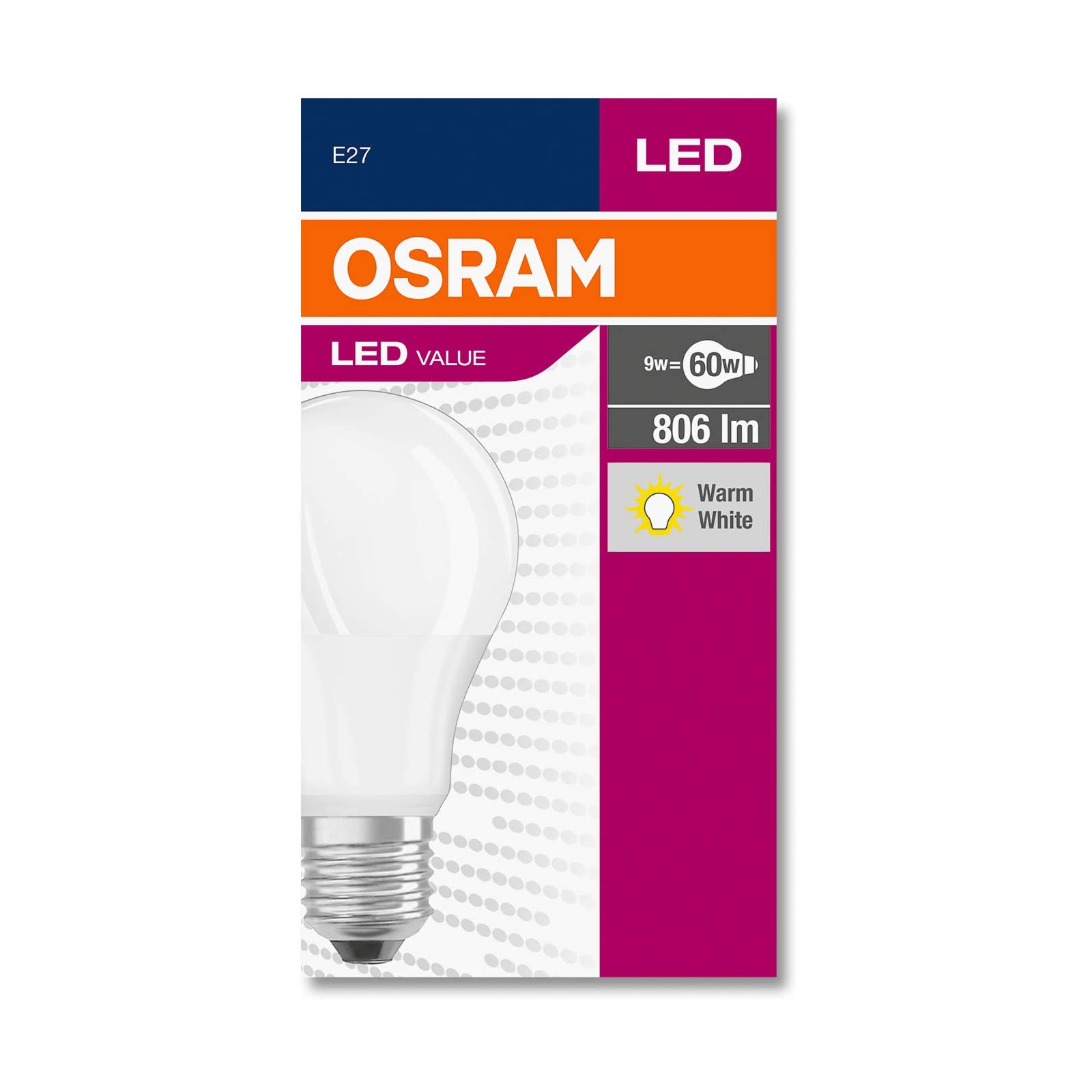 Лампочка Osram LED VALUE (4052899326842) зображення 3