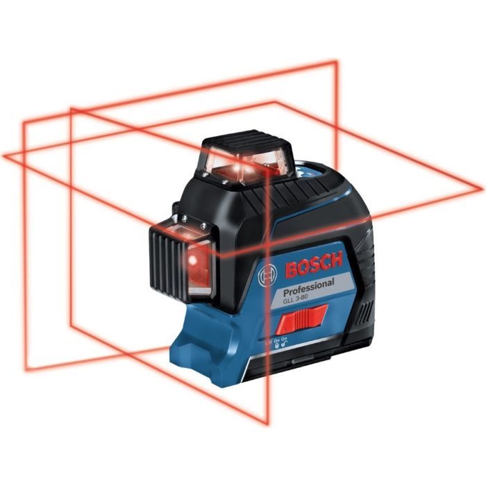 Лазерный нивелир Bosch GLL 3-80 (AA) + кейс (0.601.063.S00) изображение 2