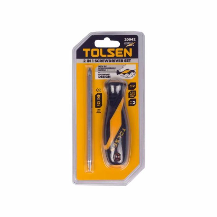 Набор отверток Tolsen РН2 + SL6x1.2 мм (20042) изображение 3
