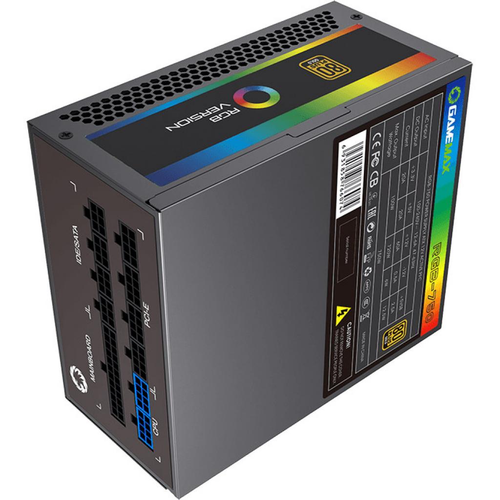 Блок живлення Gamemax 750W (RGB-750) зображення 5
