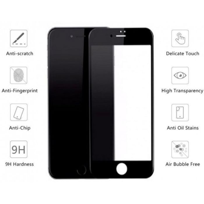 Скло захисне Drobak Apple iPhone 8 (Black) (121262) (121262) зображення 2