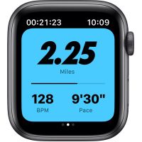Смарт-часы Apple Watch Nike SE GPS, 44mm Space Gray Aluminium Case with Anthr (MYYK2UL/A) изображение 4