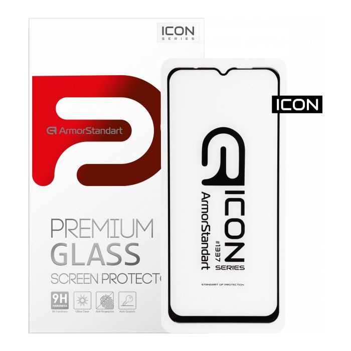 Стекло защитное Armorstandart Icon Xiaomi Redmi 9 Black (ARM56279)