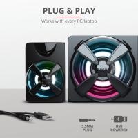 Акустическая система Trust Ziva RGB Black (23644) изображение 9