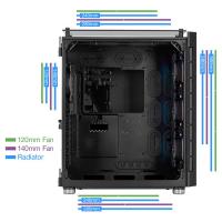 Корпус Corsair Crystal 680X RGB Black (CC-9011168-WW) изображение 5