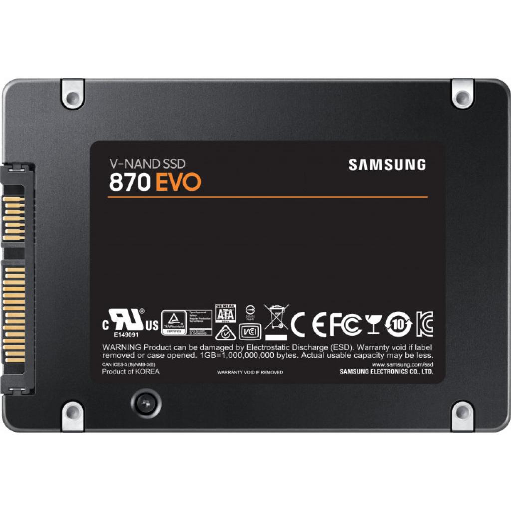 Накопичувач SSD 2.5" 250GB 870 EVO Samsung (MZ-77E250BW) зображення 4