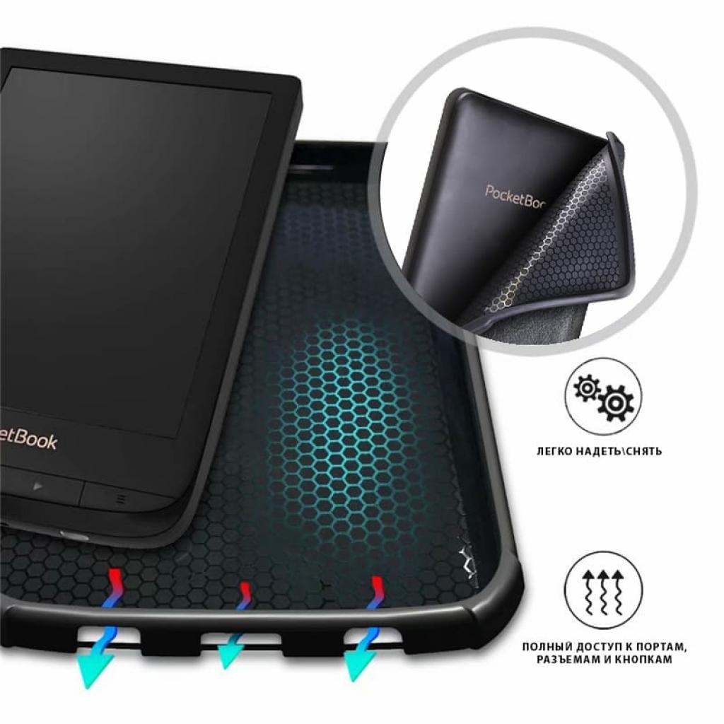 Чехол для электронной книги AirOn Premium PocketBook 606/628/633 black (4821784622173) изображение 4
